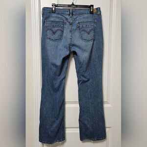 Levi's 515 Jeans Women’s 14M (33x29.5) Blue Classic Bootcut Mid Rise Western GUC